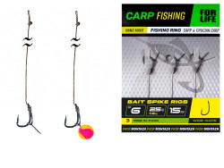 Короповий повідець з голкою Bait Spike Rigs №6, L-15см (3шт)