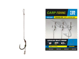 Готовий бойловий поводок KRANK BAIT RIGS №6, L-10см, (3шт)