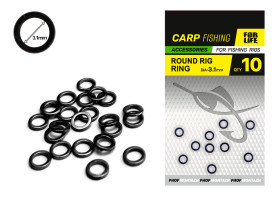 Монтажні кільця Round Ring Rig 3.1mm для виготовлення волосяних оснасток