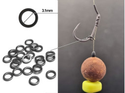 Монтажные кольца Round Ring Rig 3.1mm для изготовления волосяных монтажей-foto2