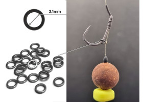 Монтажні кільця Round Ring Rig 3.1mm для виготовлення волосяних оснасток-foto2