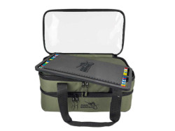 Двойная сумка с поводочницей Multi-Bag Double для аксессуаров и кормушек-foto2
