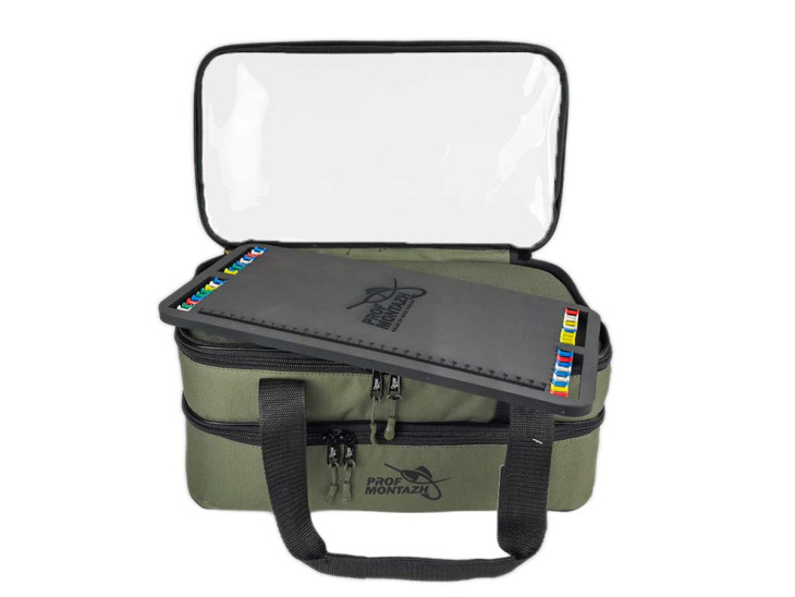 Двойная сумка с поводочницей Multi-Bag Double для аксессуаров и кормушек Двойная сумка с поводочницей Multi-Bag Double для аксессуаров и кормушек
