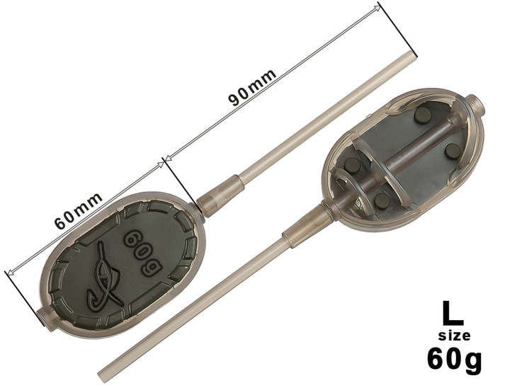 Кормушка Romanian Flat Boyle -L- 60г Кормушка Romanian Flat Boyle -L- 60г