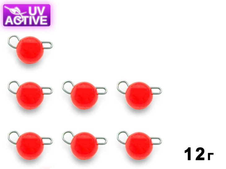 Разборной груз "Чебурашка" крашеная (Orange) 12г 7шт