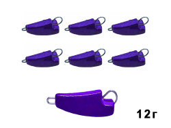 Груз проходимец-незацепляйка 12г 7шт (Violet) Груз проходимец-незацепляйка 12г 7шт (Violet)