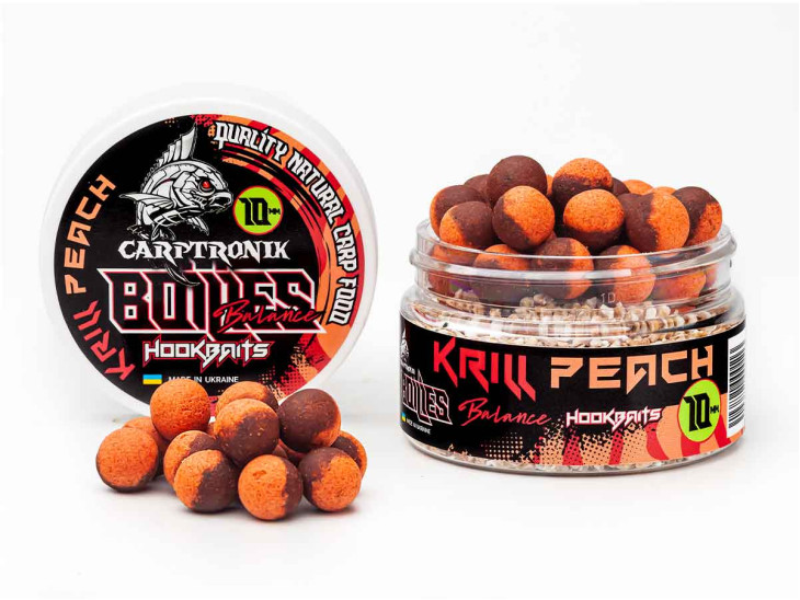 Бойлы Balance Криль/Персик (Krill/Peach) 10мм Бойлы Balance Криль/Персик (Krill/Peach) 10мм