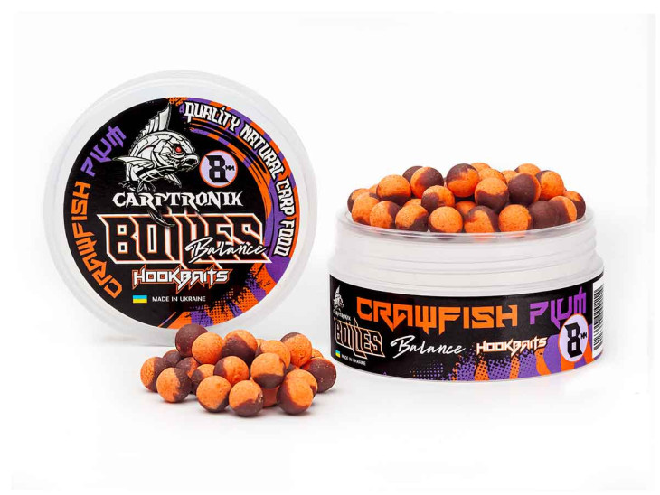 Бойлы Balance Рак/Слива (Crawfish/Plum) 8мм Бойлы Balance Рак/Слива (Crawfish/Plum) 8мм
