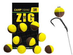 Плавающая насадка ZIG 12mm (Желто-Коричневая)