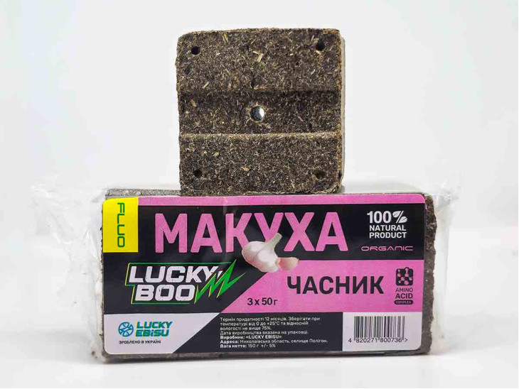 Макуха Lucky Ebisu с отверстием для макушатника (Чеснок) 3шт