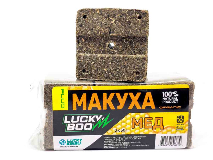 Макуха Lucky Ebisu с отверстием для макушатника (Мед) 3шт Макуха Lucky Ebisu с отверстием для макушатника (Мед) 3шт