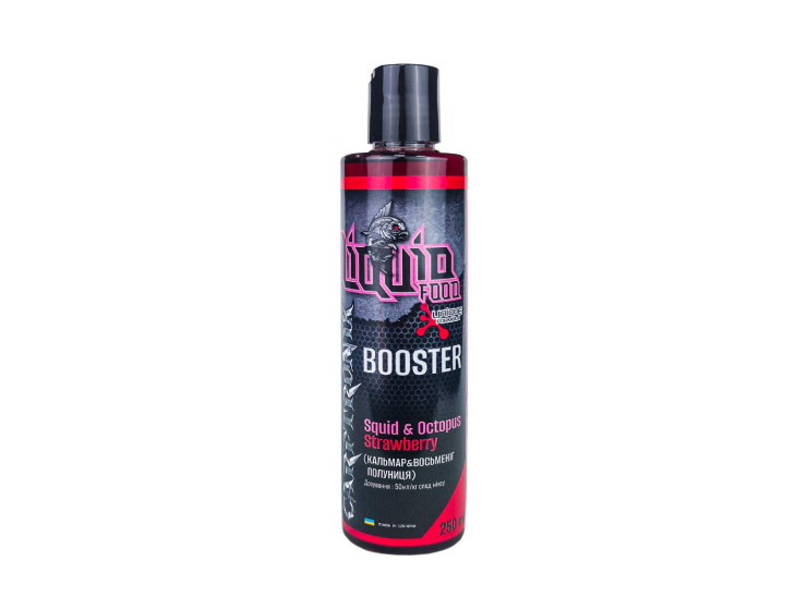 Booster Кальмар-Восьминіг-Полуниця (Squid-Octopus-Strawberry) 250мл