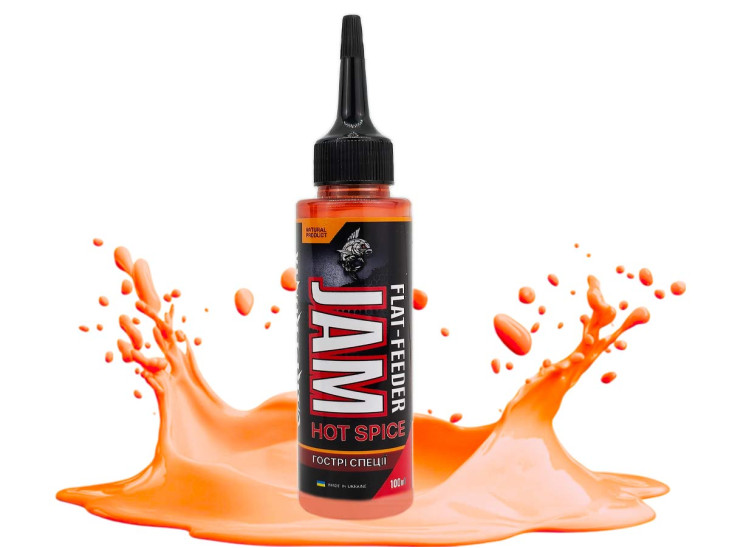 Атрактант Flat Feeder Jam Гострі Спеції (Hot Spice) 100ml Атрактант Flat Feeder Jam Гострі Спеції (Hot Spice) 100ml