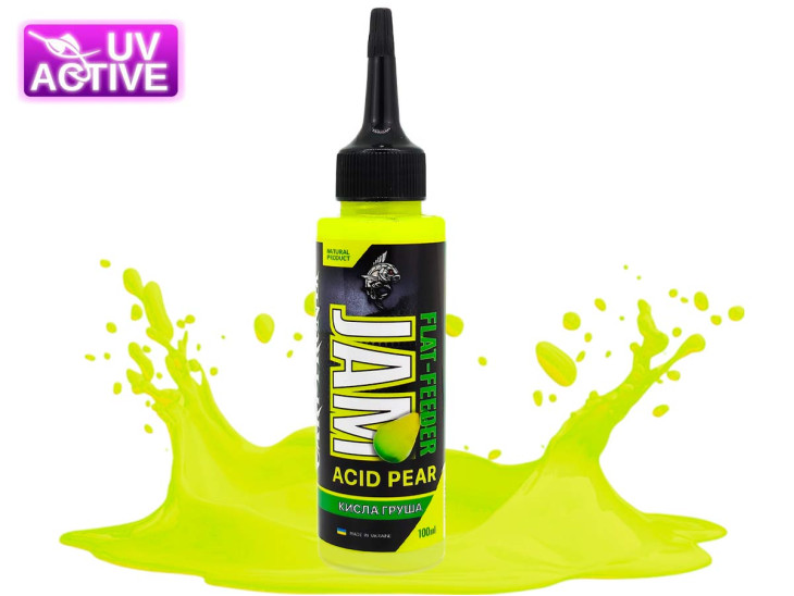 Атрактант Flat Feeder Jam Кисла Груша (Acid Pear) 100ml