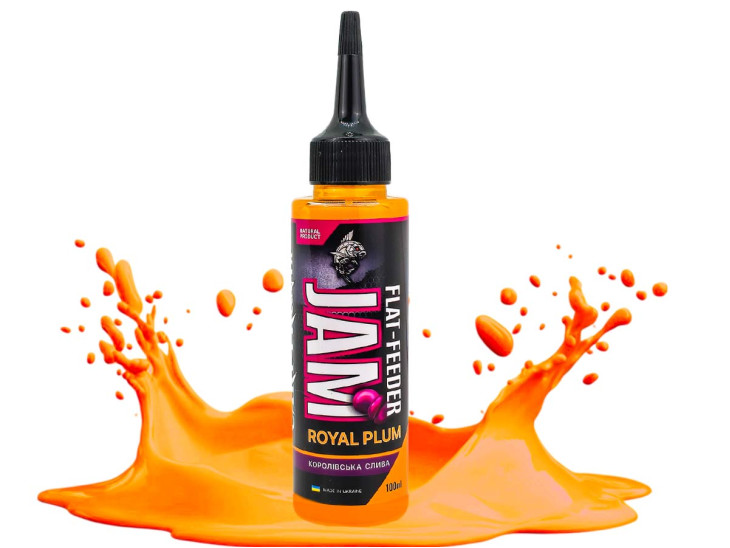 Атрактант Flat Feeder Jam Королівська Слива (Royal Plum) 100ml