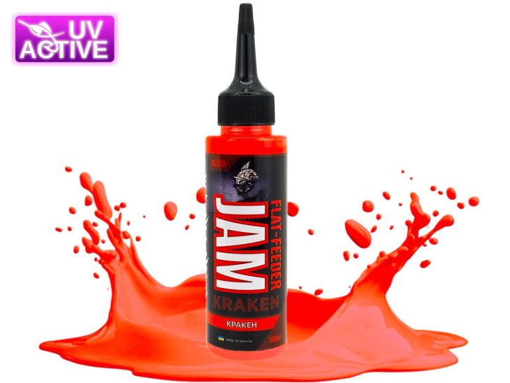 Атрактант Flat Feeder Jam KRAKEN 100ml Атрактант Flat Feeder Jam KRAKEN 100ml