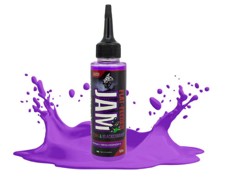 Атрактант Flat Feeder Jam Тунець/Чорна Смородина (Tuna/Blackcurrant) 100ml