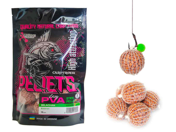 Готовые ПВА стики Lazy PVA Белачан (Belachan) 15шт Готовые ПВА стики Lazy PVA Белачан (Belachan) 15шт