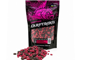 Пеллетс Carptronik OVAL MIX Кальмар/Клюква 1 кг