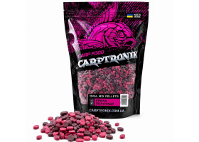 Пеллетс Carptronik OVAL MIX Криль/Клубника 1 кг