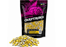 Пеллетс Carptronik OVAL MIX Кукуруза/Тигровый Орех 1 кг