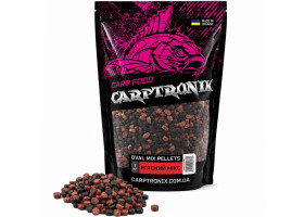 Пеллетс Carptronik OVAL MIX Мясной микс 1 кг