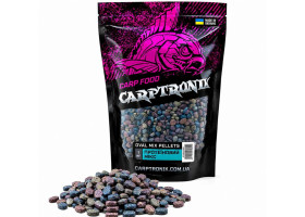 Пеллетс Carptronik OVAL MIX Протеиновый микс 1 кг