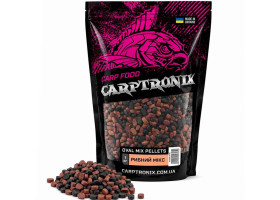 Пеллетс Carptronik OVAL MIX Рыбный микс 1 кг