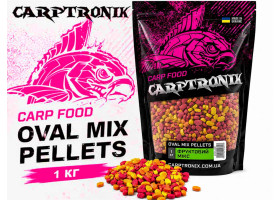 Пеллетс Carptronik OVAL MIX Фруктовый микс 1 кг-foto3