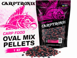 Пеллетс Carptronik OVAL MIX Крилевый микс 1 кг-foto3