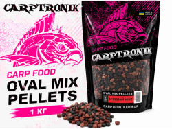 Пеллетс Carptronik OVAL MIX Мясной микс 1 кг-foto3