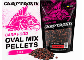 Пеллетс Carptronik OVAL MIX Мясной микс 1 кг-foto3