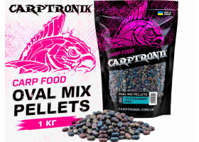 Пеллетс Carptronik OVAL MIX Протеиновый микс 1 кг-foto3