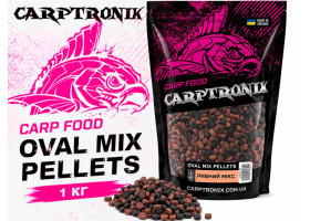 Пеллетс Carptronik OVAL MIX Рыбный микс 1 кг-foto3