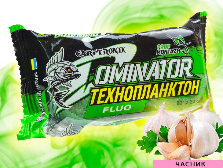 Технопланктон DOMINATOR "FLUORO" (2х90г) Часник Технопланктон DOMINATOR "FLUORO" (2х90г) Часник