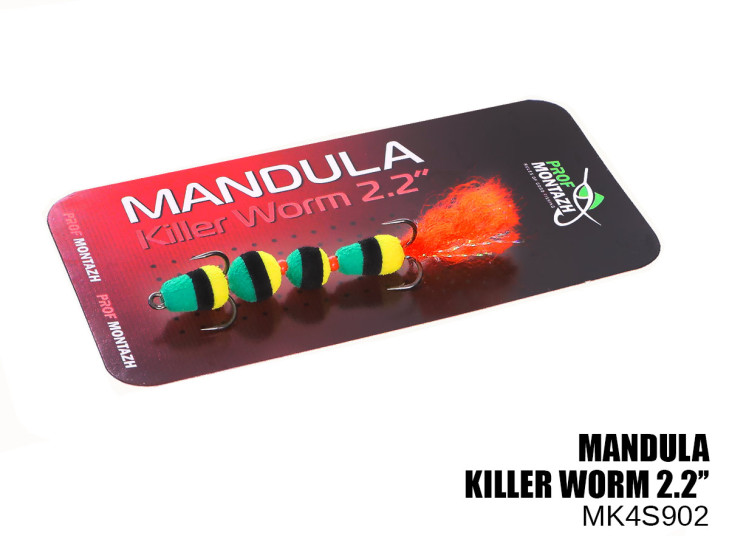 Мандула Killer Worm 4 сегмента 2,2" (MK4S902) Мандула Killer Worm 4 сегмента 2,2" (MK4S902)