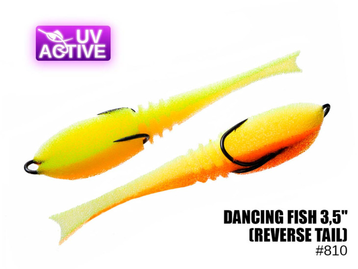 Поролонова рибка Dancing Fish 3,5" (Reverse Tail) #810 (5шт) Поролонова рибка Dancing Fish 3,5" (Reverse Tail) #810 (5шт)