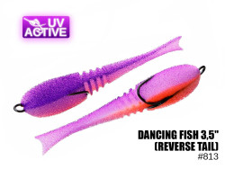 Поролоновая рыбка Dancing Fish 3,5" (Reverse Tail) #813 (5шт) Поролоновая рыбка Dancing Fish 3,5" (Reverse Tail) #813 (5шт)
