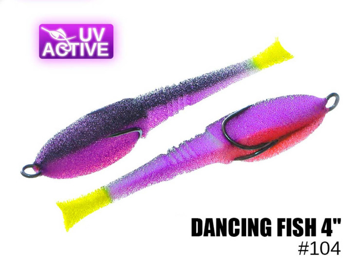 Поролоновая рыбка Dancing Fish 4" #104 (5шт)
