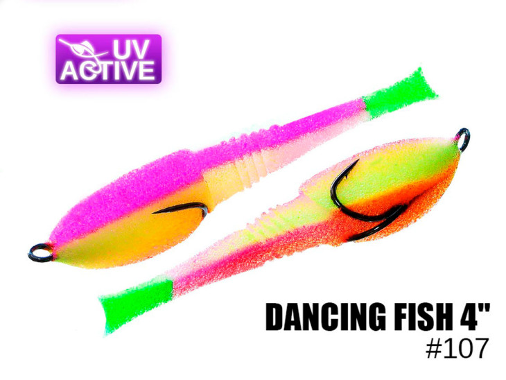 Поролоновая рыбка Dancing Fish 4" #107 (5шт)