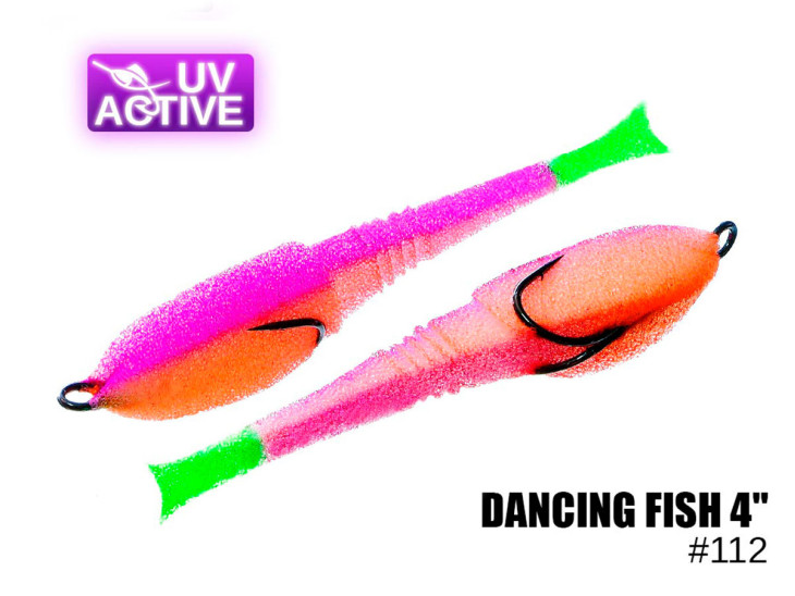 Поролоновая рыбка Dancing Fish 4" #112 (5шт)