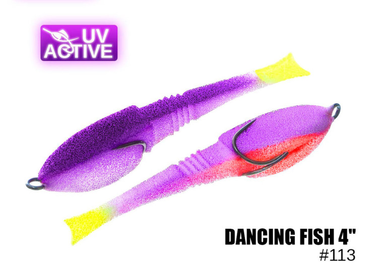 Поролоновая рыбка Dancing Fish 4" #113 (5шт)