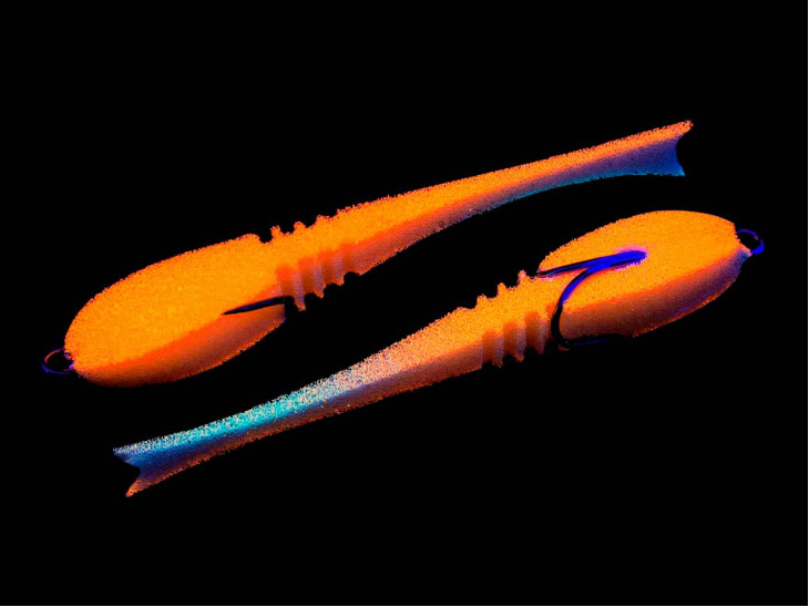 Поролонова рибка Dancing Fish 3,5" (Reverse Tail) #805 (5шт) Поролонова рибка Dancing Fish 3,5" (Reverse Tail) #805 (5шт)
