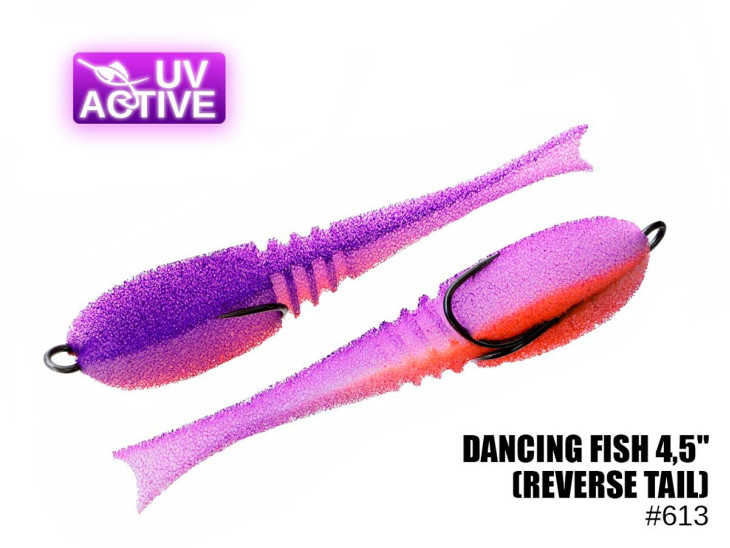 Поролоновая рыбка Dancing Fish 4.5" (Reverse Tail) #613 (5шт) Поролоновая рыбка Dancing Fish 4.5" (Reverse Tail) #613 (5шт)