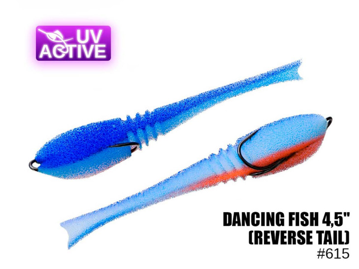 Поролонова рибка Dancing Fish 4.5" (Reverse Tail) #615 (5шт) Поролонова рибка Dancing Fish 4.5" (Reverse Tail) #615 (5шт)