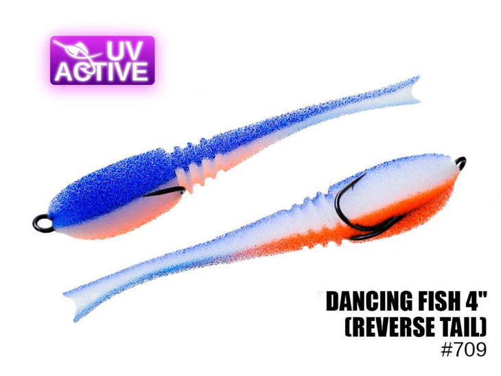 Поролонова рибка Dancing Fish 4" (Reverse Tail) #709 (5шт)