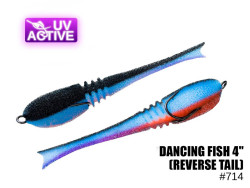 Поролоновая рыбка Dancing Fish 4" (Reverse Tail) #714 (5шт) Поролоновая рыбка Dancing Fish 4" (Reverse Tail) #714 (5шт)