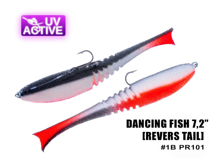 Поролоновая рыбка Dancing Fish 7,2" (Reverse Tail) #101 (1шт) Поролоновая рыбка Dancing Fish 7,2" (Reverse Tail) #101 (1шт)
