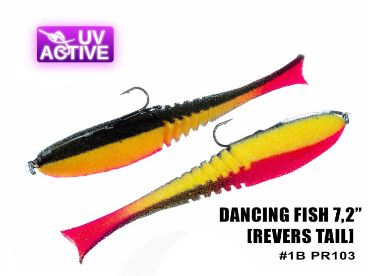 Поролоновая рыбка Dancing Fish 7,2" (Reverse Tail) #103 (1шт) Поролоновая рыбка Dancing Fish 7,2" (Reverse Tail) #103 (1шт)