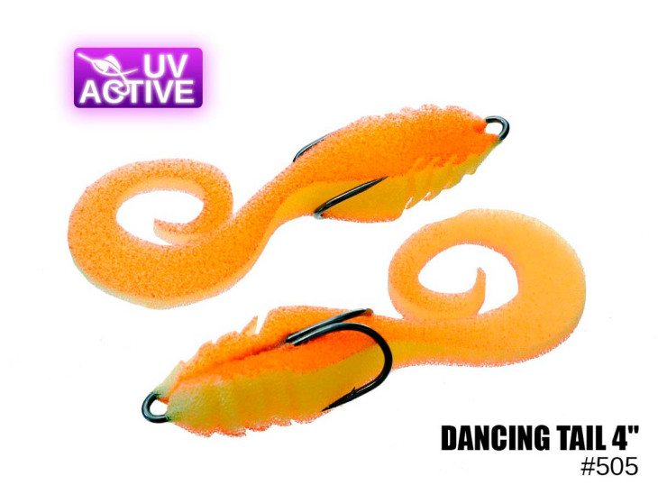 Поролоновый твистер Dancing tail 4" #505 (2шт)